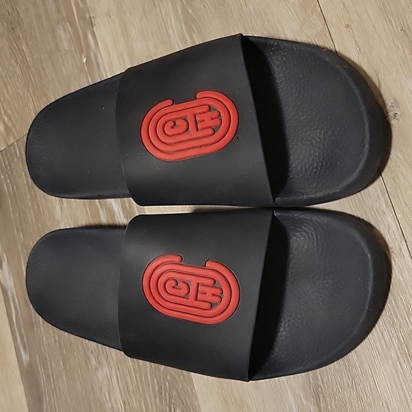 Only used once- Coach slides for Men or Women if you like the style - Picture 1 of 4